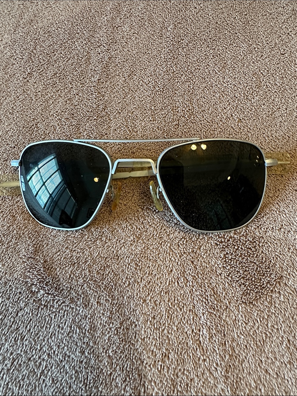 Top Gun Style American Optical Brand Naval Pilot Sunglasses. Military Issued